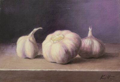 Garlic - a painting by Wiktor Kott