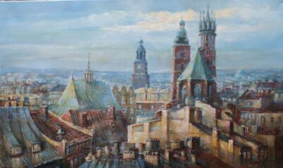 Kraków - a painting by Frydrych Danuta