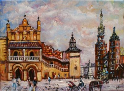 Kraków - a painting by Artur Partycki