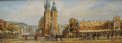 Kraków - a painting by Frydrych Danuta