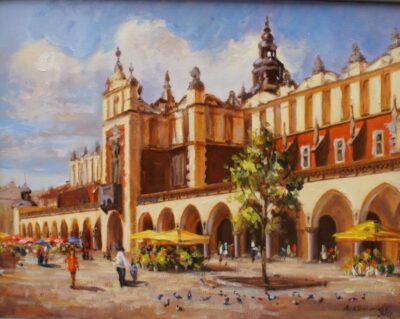 Kraków - a painting by Andrzej Kamieński