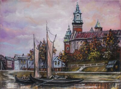 Wawel - a painting by Artur Partycki