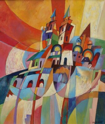 Wawel - a painting by Olga Kost