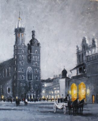 Kraków - a painting by Jerzak Sławek