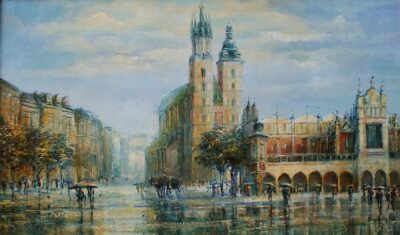 Kraków - a painting by Frydrych Danuta