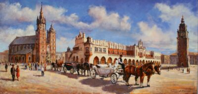 Kraków - a painting by Andrzej Kamieński