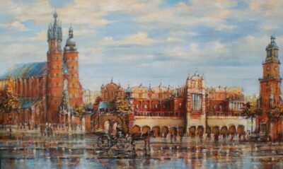 Kraków - a painting by Frydrych Danuta