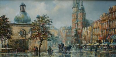 Kraków - a painting by Frydrych Danuta