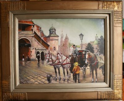 Krakow - a painting by Artur Partycki