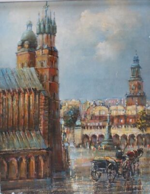 Kraków - a painting by Frydrych Danuta