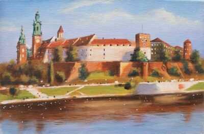 Wawel - a painting by Jerzy Domoń