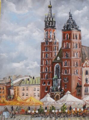 Mariacki - a painting by Artur Partycki