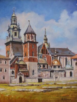Katedra na Wawelu - a painting by Andrzej Kamieński