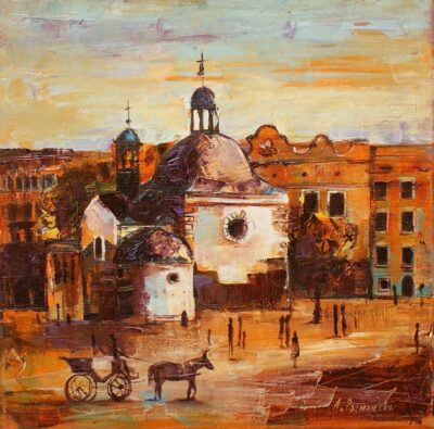 Kraków - a painting by Anna Poznańska