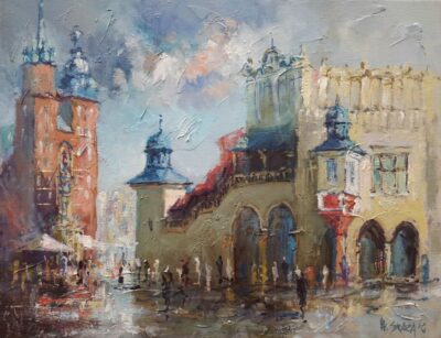 Kraków - a painting by Włodzimierz Skuza