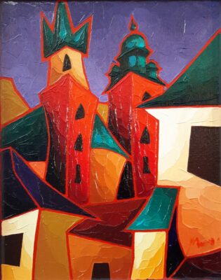 Kraków - a painting by Jacek Meyer