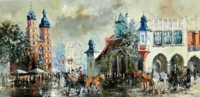 Panorama - a painting by Włodzimierz Skuza