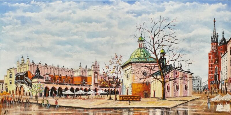 Kraków - a painting by Artur Partycki