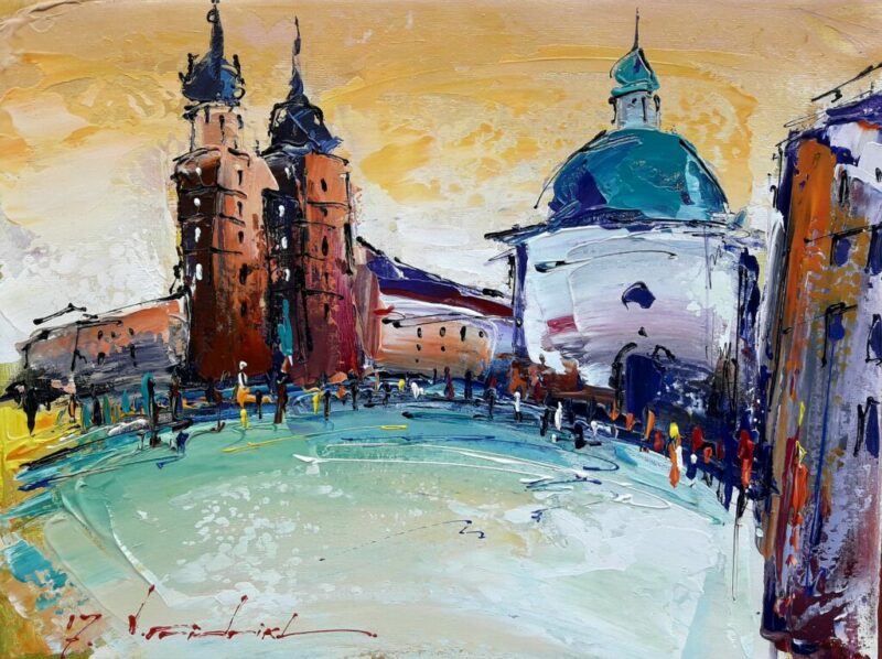 Kraków - a painting by Viktor Fridrikh