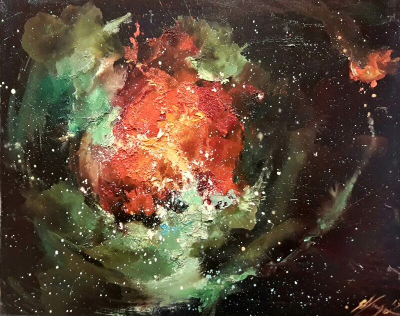 Supernova - a painting by Karolina Muszyńska