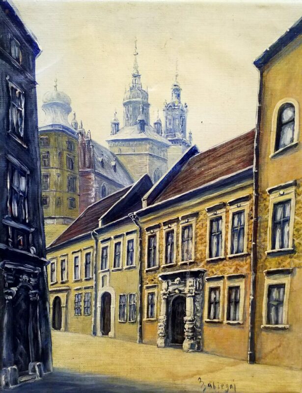 Kanonicza - a painting by Zbigniew Zabiegaj