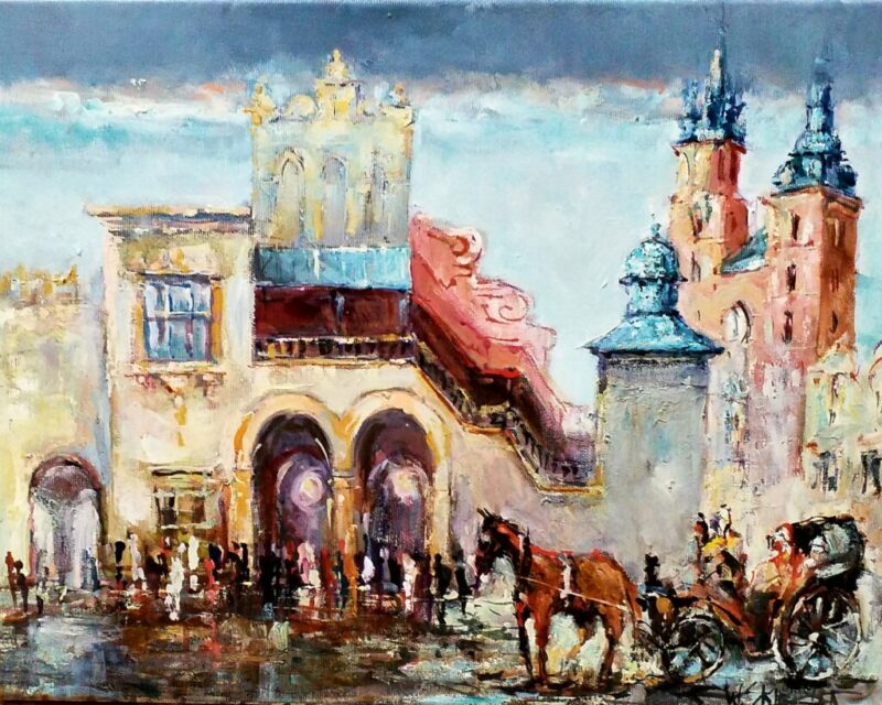 Kraków - a painting by Włodzimierz Skuza