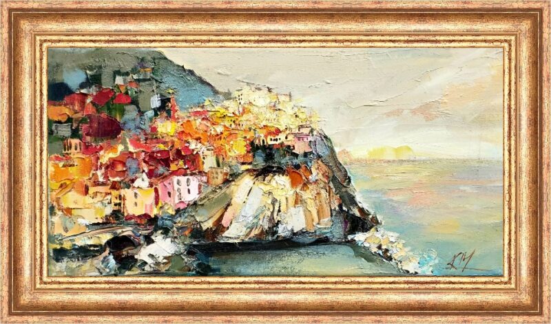 Cinque Terre - a painting by Karolina Muszyńska