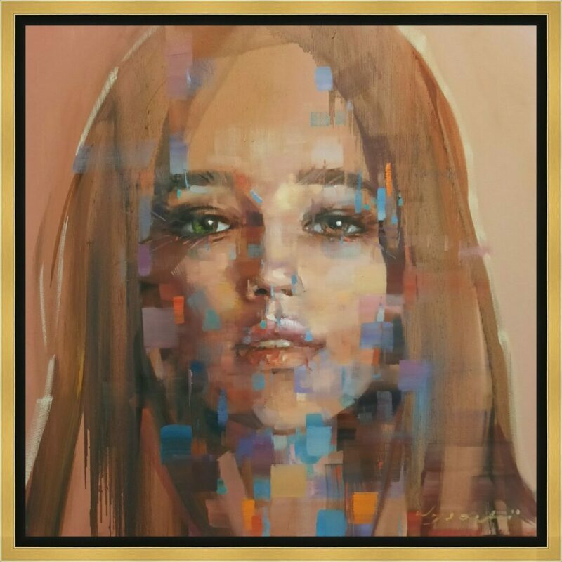 Two colored eyes - a painting by Jan Wysocki