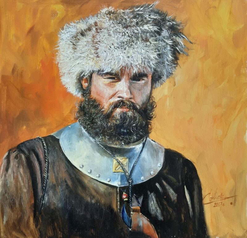 Portret szlachcica - a painting by Zbigniew Cortez Zając