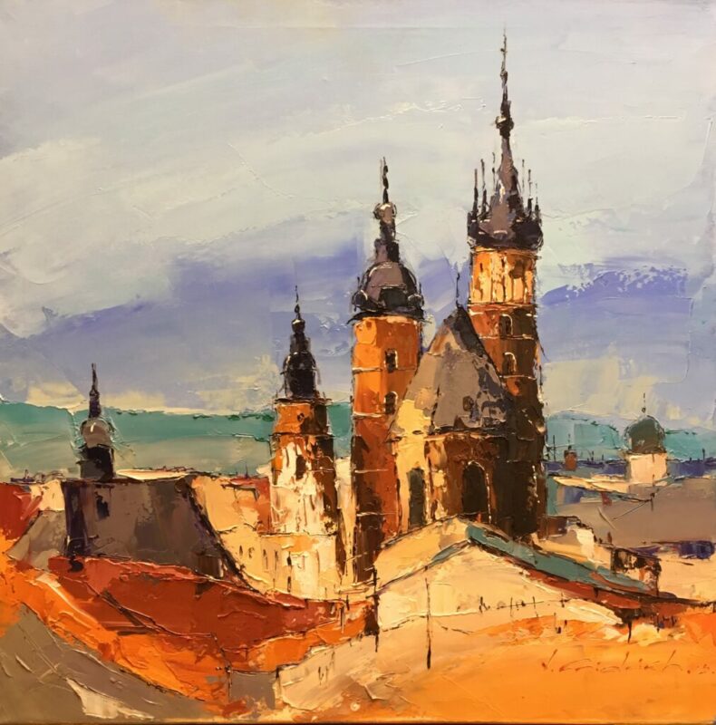 Mariacki Kościół - a painting by Viktor Fridrikh