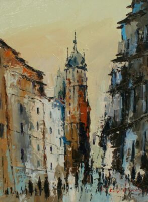 Kraków - a painting by Viktor Fridrikh