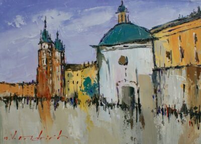 Rynek - a painting by Viktor Fridrikh