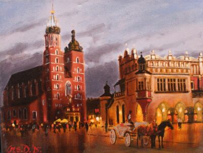 Kraków - a painting by Michał Sławomir Dobrowolski