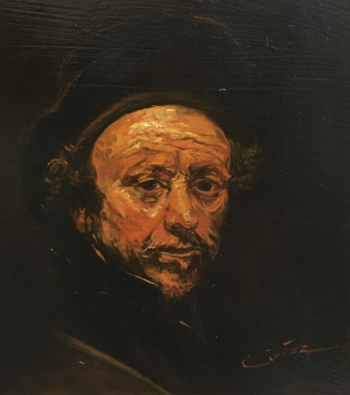 Rembrandt II - a painting by Zbigniew Cortez Zając