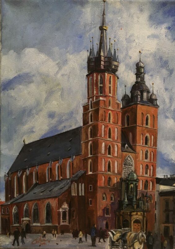 Kraków - a painting by Zbigniew Cortez Zając