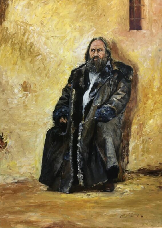 rosyjski chłop - a painting by Zbigniew Cortez Zając