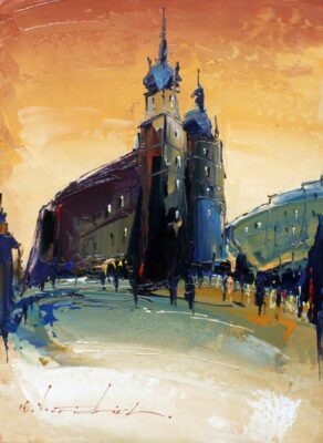 Kościół Mariacki - a painting by Viktor Fridrikh