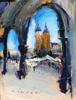 Kraków - a painting by Viktor Fridrikh