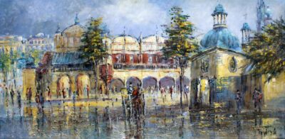 Rynek - a painting by Frydrych Danuta