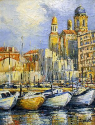 Port - a painting by Frydrych Danuta