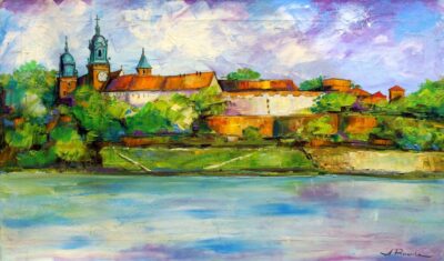 Wawel - a painting by Anna Poznańska