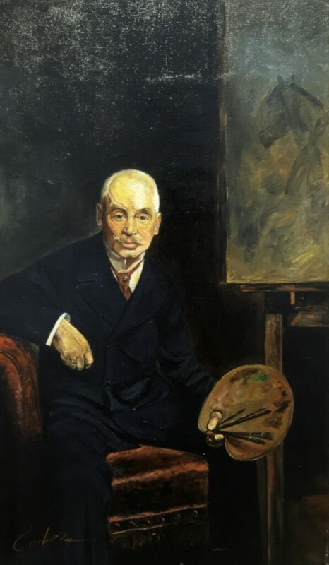 Portret Józefa Brandta - a painting by Zbigniew Cortez Zając