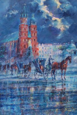 Kraków - a painting by Frydrych Danuta