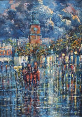 Kraków - a painting by Frydrych Danuta