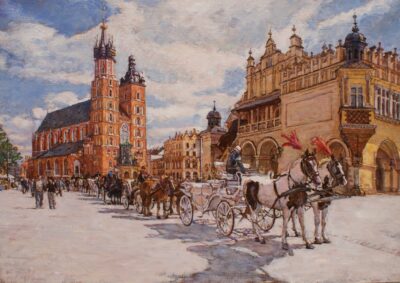 Kraków - a painting by Franciszek Pytka