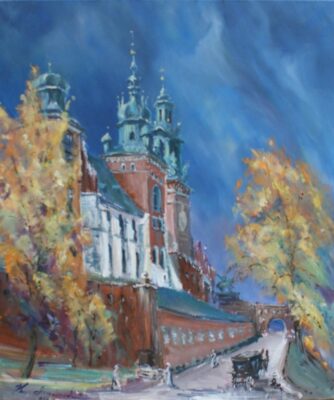 Wawel - a painting by Jan Kanty Chrzanowski