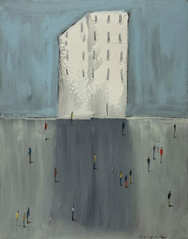 Tower - a painting by Filip Łoziński