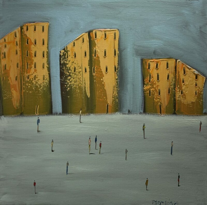 Yellow - a painting by Filip Łoziński