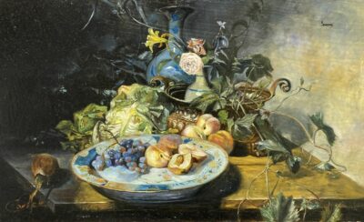 Plate of fruit - a painting by Zbigniew Cortez Zając