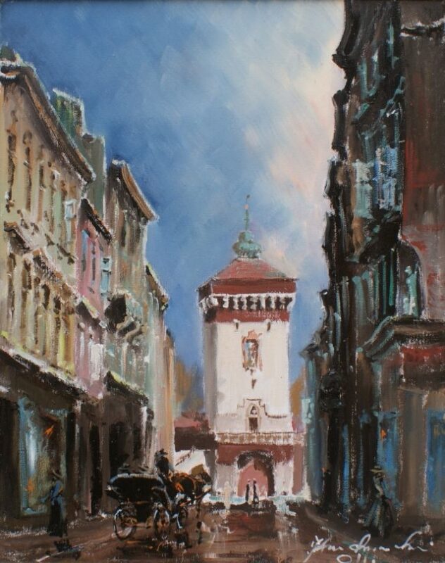 Floriańska - a painting by Jan Kanty Chrzanowski